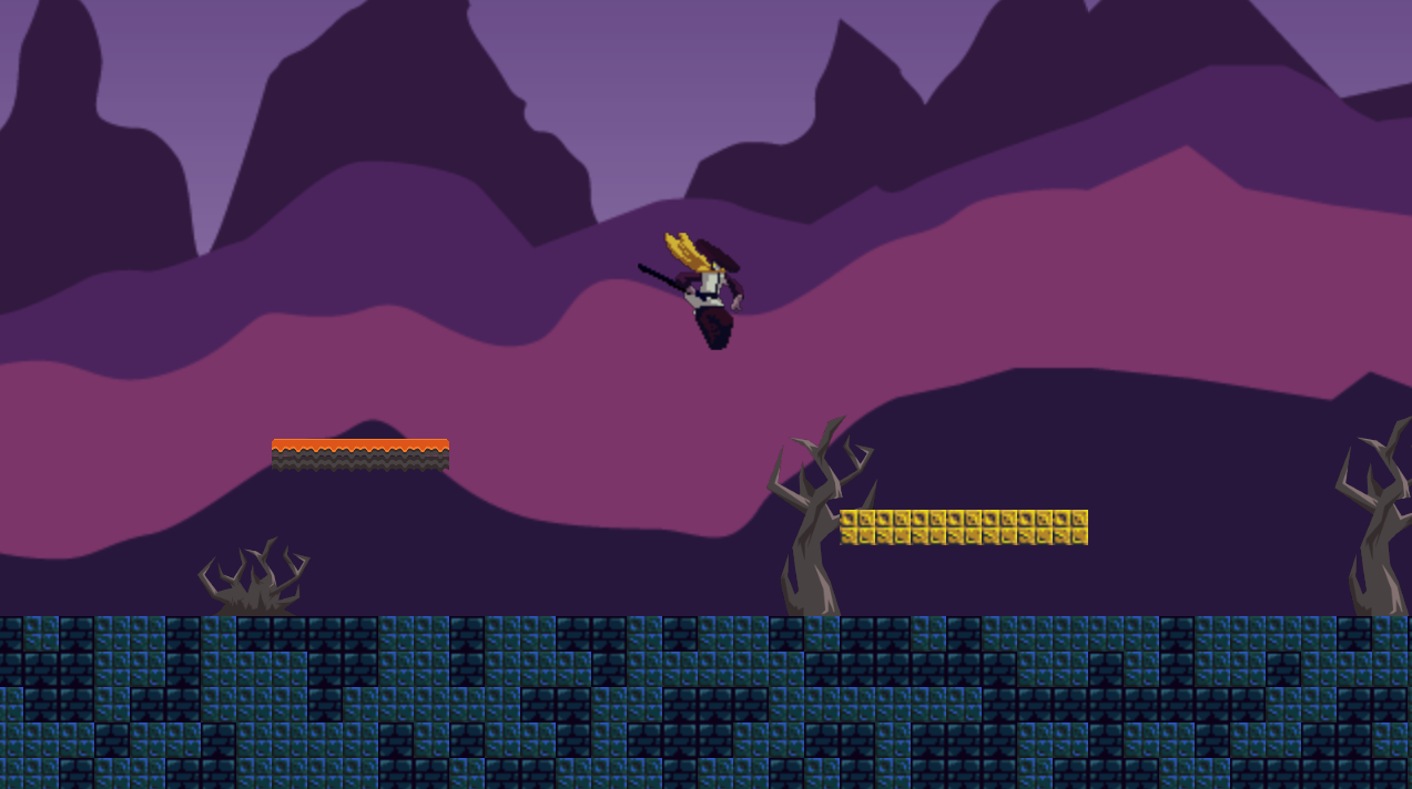 Samurai Slasher combat using one of the character’s attack forms