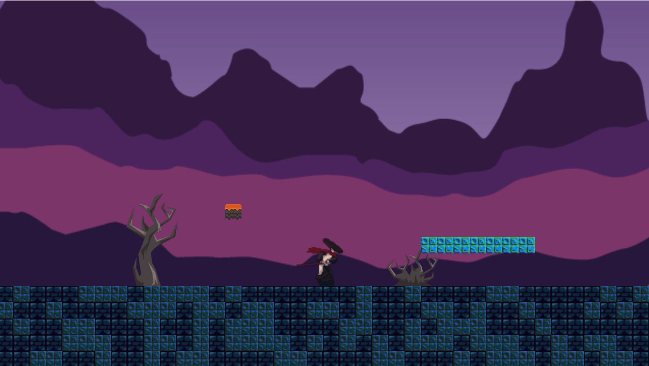 Procedural platform pattern and hazards in Samurai Slasher